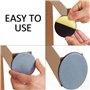 Lot de 2 tapis résistants à la chaleur pour friteuse à air, 4 tapis auto-adhésifs coulissants, maniques pour table de cuisine, c