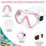 Lunettes de plongée pour adultes, grand champ de vision, masque de plongée pour adultes et femmes