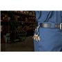 Fermoir à boulon - Porte-clés à clip de ceinture - En acier inoxydable - Mousqueton pivotant - Laisse pour animal domestique - M