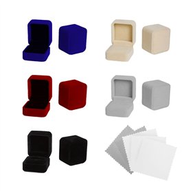 TAFACE 5pcs Velvet Ring Gift Box