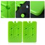 ATBUSS Paquete de 4 bolsas de Hielo de 200 ML, Color Rosa y Verde, Para refrigerador de viaje, almuerzo, conservación de aliment