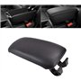 Accoudoir de console en cuir Noir A3 8P