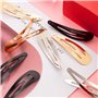 Épingles à cheveux,Pinces à cheveux, 30 pièces 3,1 pouces de grandes barrettes à pression en métal Barrettes antidérapantes pour