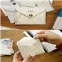 Enveloppes Vintage Cartes, 12 Pièces Petite Enveloppe Kraft, Mini Enveloppe Vintage, Cartes Cadeaux Vintag, pour les Cartes Post