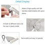 LiFangSotre Stainless Steel Feeler GaugeJauge d'épaisseur,Jauge d'épaisseur en Acier Inoxydable,L'outil de Mesure d'écart métriq
