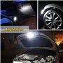 X SIM FITNESSX Veilleuse LED 3 couleurs pour voiture Lumière de coffre Lampe de lecture Magnétique Intensité variable USB Rechar