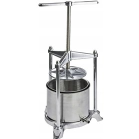 PAVI Pressoir pour Aliments en Aluminium moulé sous Pression avec récupérateur en Acier Inoxydable