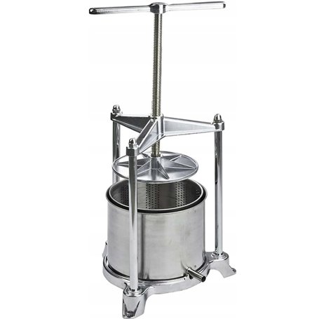 PAVI Pressoir pour Aliments en Aluminium moulé sous Pression avec récupérateur en Acier Inoxydable