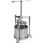 PAVI Pressoir pour Aliments en Aluminium moulé sous Pression avec récupérateur en Acier Inoxydable