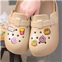 40 Pièces Accessoires De Chaussures en Forme De Nourriture, Accessoires De Chaussures De Dessin Animé, Accessoires De Chaussures