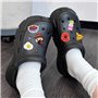 40 Pièces Accessoires De Chaussures en Forme De Nourriture, Accessoires De Chaussures De Dessin Animé, Accessoires De Chaussures