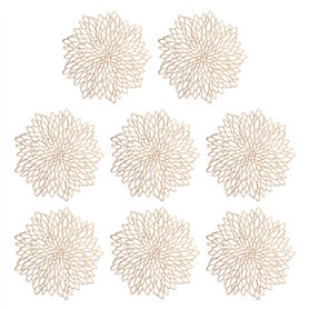 Sets de Table dorés 8 pièces