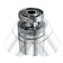 Gativs Réglable Robinet Filtre Aérateur de Robinet Mousseur Robinet Pivotant Aérateur Barboteur avec Buse Filtre Barboteur Argen