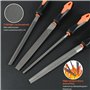 Banaone Ensemble de Limes 19 Pièces, Ensemble de Limes Métalliques en Acier au Carbone de Qualité Supérieure avec Valise, Grande