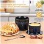 Gaethra Beurrier à Eau, Beurrier Français en Céramique, Pot à Beurre Français pour Comptoir, Lavable au Lave-Vaisselle, A Conser