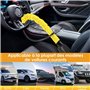 SternSinn Antivol Voiture Volant Ceinture, Canne Antivol Voitur, Antivol Voiture, Barre Sécurité Véhicule & Haute Visibilité, Ro
