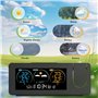 Gerbala Station Météo Interieur Exterieur Sans Fil, Thermomètre et Hygromètre avec Projection, Capteur, Prévisions Météorologiqu