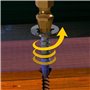 SpeedOut Lot de 4 extracteurs de vis endommagées Cobalt