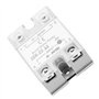 Module de relais, SSR-25 AA 25A SSR Entrée AC-AC 90-250V Sortie AC 24-480V AC Module relais à semi-conducteurs en plastique + mé