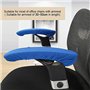1 Paire Tricot Élastique Tissu Chaise Accoudoir Couvre Bureau Fauteuil Roulant Accoudoir Pad Coudes Avant-Bras Housse De Soulage