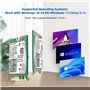 Intel WiFi 6E AX210 (Gig+) Wireless Network Adapter No vPro, Bluetooth 5.2 AX210.NGWG Wi-FI 6E