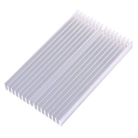 Dissipateur Thermique 100x60x10mm Dissipateur de Chaleur en Aluminium avec 16Pcs Ailettes Haute Puissance pour Transistors à Sem