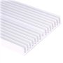 Dissipateur Thermique 100x60x10mm Dissipateur de Chaleur en Aluminium avec 16Pcs Ailettes Haute Puissance pour Transistors à Sem