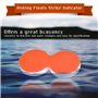 Alomejor EVA Fishing Floats Grève Indicateur De Poignée Accessoires 24 Pcs pour La Pêche À La Mouche(Orange)