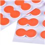 Alomejor EVA Fishing Floats Grève Indicateur De Poignée Accessoires 24 Pcs pour La Pêche À La Mouche(Orange)