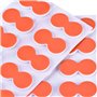 Alomejor EVA Fishing Floats Grève Indicateur De Poignée Accessoires 24 Pcs pour La Pêche À La Mouche(Orange)