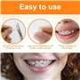 Lot de 50 cires dentaires pour appareils dentaires - Multicolore - Cire orthodontique - Parfum fruité - Pour porteurs d'appareil