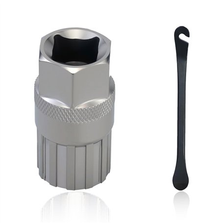 Outil de cassette de vélo - Extracteur de couronne dentée - Accessoire - Extracteur de cassette - Extracteur de pignon de vélo -
