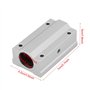 Lot de 2 roulements à billes linéaires SCS12UU - En aluminium - 12 mm - Pour CNC