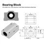 Lot de 2 roulements à billes linéaires SCS12UU - En aluminium - 12 mm - Pour CNC