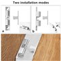 GZGXKJ 6 pièces Rouleau à billes en Laiton Loquet de Porte à Rouleaux Doubles Laiton Double Loqueteau à Billes avec Vis pour Pla