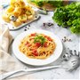 Frogetu 1 Pièce Cuillère à Spaghetti,Cuillère à Spaghetti Acier Inoxydable,Serveur à Pâtes,Cuillère à Pâtes Lavable au Lave-Vais
