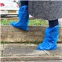 Couvre Bottes Jetables - Protège Chaussures de Pluie, 50 Pièces Grands Couvre Chaussures - Imperméable, Anti-boue, Idéales pour 