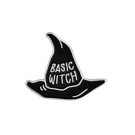 Chapeau de sorcière Broche Basic Witch couleur Pins boucle denim jacket shirt Collier Revers Pin Badge cadeau de la bijouterie (