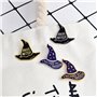Chapeau de sorcière Broche Basic Witch couleur Pins boucle denim jacket shirt Collier Revers Pin Badge cadeau de la bijouterie (