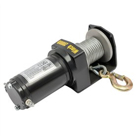 Appareil de levage électrique avec câble en acier de 6 m et moteur DC12 V