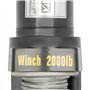 Appareil de levage électrique avec câble en acier de 6 m et moteur DC12 V, treuil de 900 kg, treuil avec télécommande, treuil po