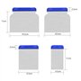 Sukudon Lot de 4 couteaux de peinture continentaux sans tige (50 mm + 80 mm + 100 mm + 120 mm)
