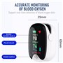 Oxymetre de doigt - Saturometre Oxymetre - Oxymetre de doigt professionnel SpO2 avec affichage LED,Moniteur de fréquence cardiaq