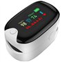 Oxymetre de doigt - Saturometre Oxymetre - Oxymetre de doigt professionnel SpO2 avec affichage LED,Moniteur de fréquence cardiaq