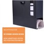 MAITTON Boîte aux Lettres avec Serrure à Combinaison - Boîte aux Lettres Murale Anthracite avec Compartiment à Journaux en Acier