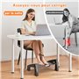 Banaone Repose-pieds de Bureau Ergonomique - Cale Pied Bureau Ajustable en 6 Hauteurs, Support Pied avec Massage, Confort et Cir