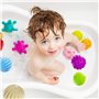 Comius Sharp Balles Sensorielles Douces, Bébé Balles Jouets éducatifs Souples à Presser Jouets pour Bébés Coloré Squeeze Balle p