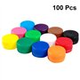 Supvox Lot de 100 Bouchons de Bouteilles en Plastique Multicolores pour Les projets d'artisanat des Enfants