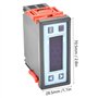 Contrôleur de Température STC-200 Thermostat Numérique Régulation par Micro-Ordinateur Modes de Chauffage par Réfrigération, -40