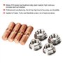 Écrous de Bride Hexagonaux à Collerette Kit de Goujons Turbo Haute Résistance à Filetage M10 * 1.50 T3 T4 T6 pour Fixer le Turbo